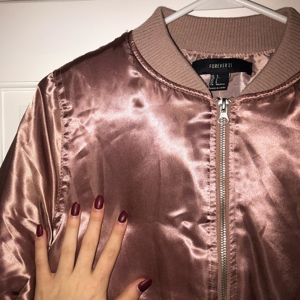 Forever 21 Pink Bomber Jacket